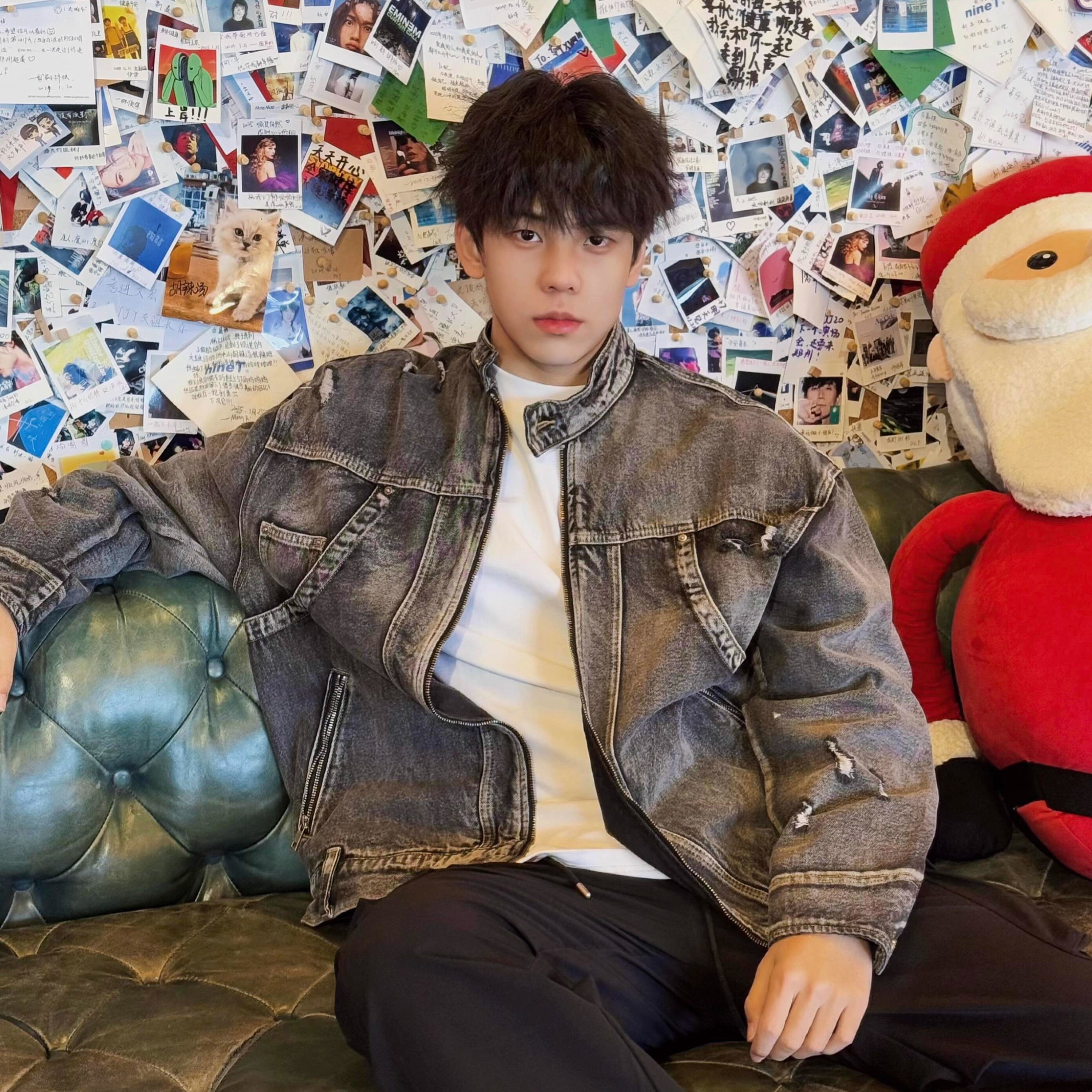 美式复古高街夹克牛仔外套