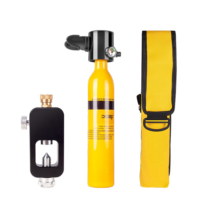 水下呼吸器深潜水装备人工水肺人造鱼鳃游泳小气瓶空气氧气罐套装