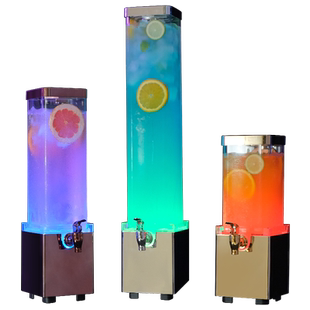 佐尚扎啤酒炮带龙头可乐桶容器发光酒桶酒吧商用3升网红解辣神器