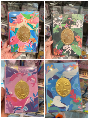 广州长隆动物园纪念品猎豹白鲸海豚白虎火烈鸟笔记本记事本手账本