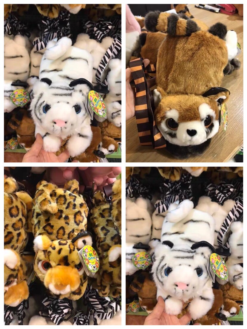 广州长隆纪念品公仔可爱白虎熊猫