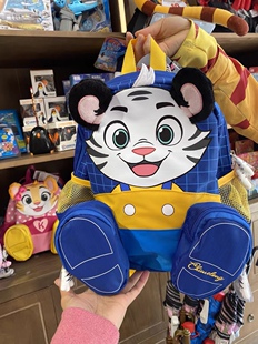 珠海长隆旅游纪念品公仔宇宙飞船卡卡琦琦虎造型书包背包儿童礼物