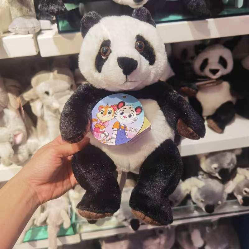 广州长隆旅游纪念品仿真熊猫毛公仔毛绒玩偶布娃娃玩具礼物