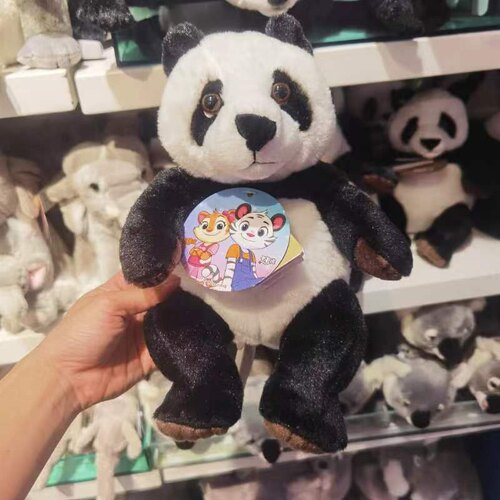 广州长隆旅游纪念品仿真熊猫毛公仔毛绒玩偶布娃娃玩具礼物