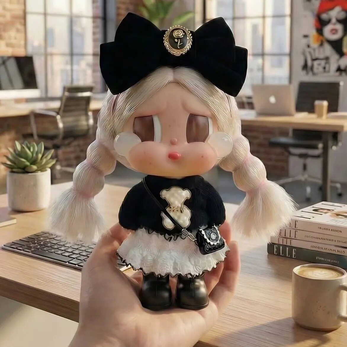 哭娃衣服小香风学院风哭娃搪胶公棉花娃娃/毛绒玩具娃