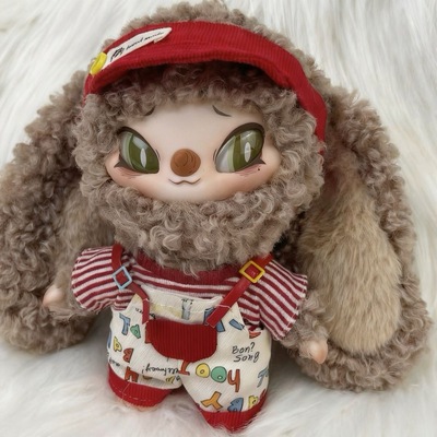 赛诺诺娃衣SIINONO可爱背带裤套装娃衣棉花娃娃衣服套装配饰