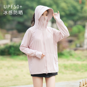 翠袖特大码胖mm原纱凉感冰丝防晒衣女款夏季新款轻薄透气防紫外线