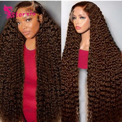 4#12A Vietnam Hair Curly lace wig前蕾丝假发非洲假发套human