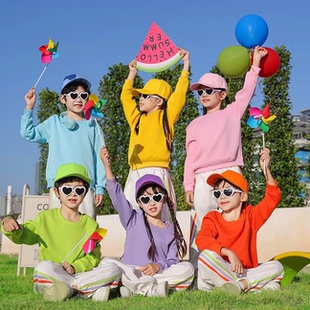 运动会开幕式服装小学生表演服入场方阵儿童啦啦队演出服班服定制