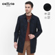 男士 春夏新款 callisto卡利斯特男装 风衣外套商务休闲 艺术提花