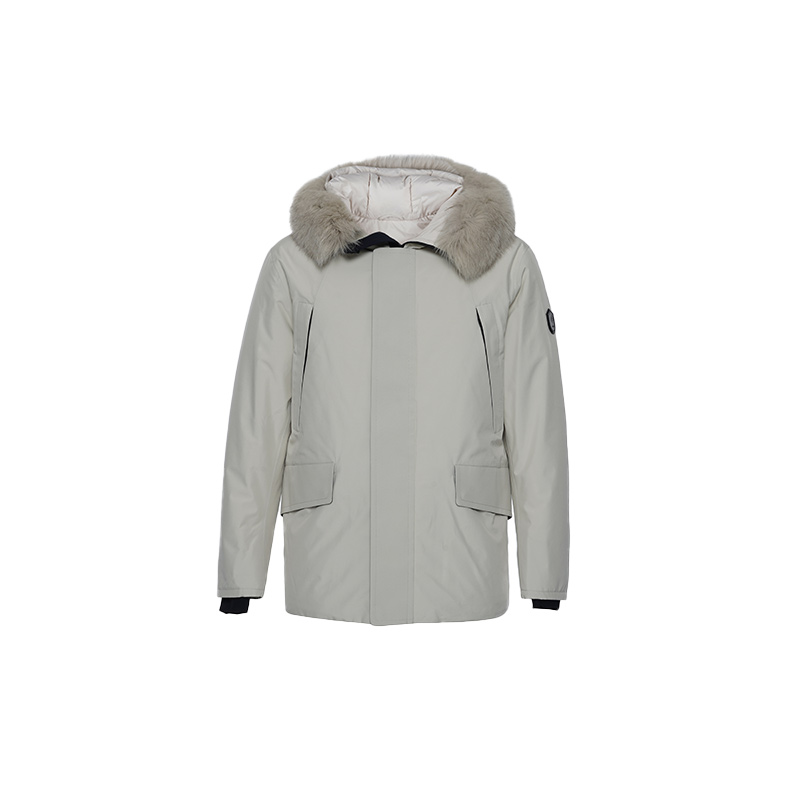 【商场同款】callisto2025冬季新品男士鹅绒保暖带毛领连帽羽绒服