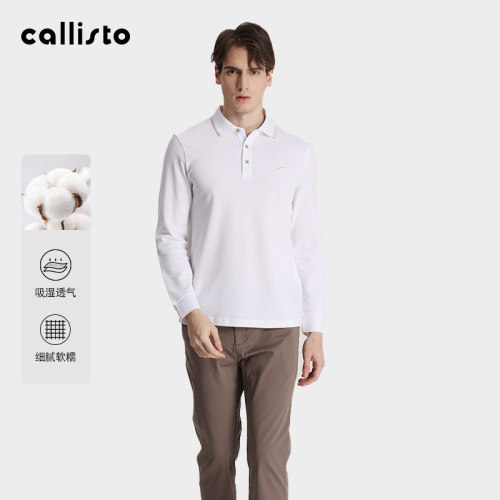 CALLISTO春季长袖休闲POLO