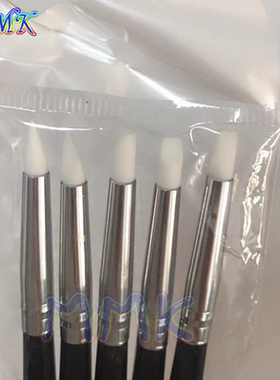 牙科软硅胶美塑笔牙齿贴面塑型磨痕笔分层堆塑笔5支/套灰色白色黑