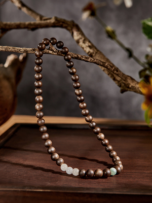 布小匠清雅禅意翡翠项链