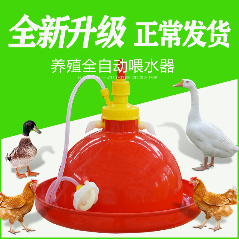 普拉松自动饮水器鸡鸭鹅用养殖用品设备养鸡水壶加厚全自动喂水器
