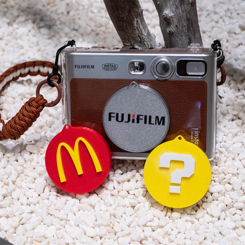 适用富士拍立得instax mini Evo镜头盖多色镜头保护盖可爱卡通