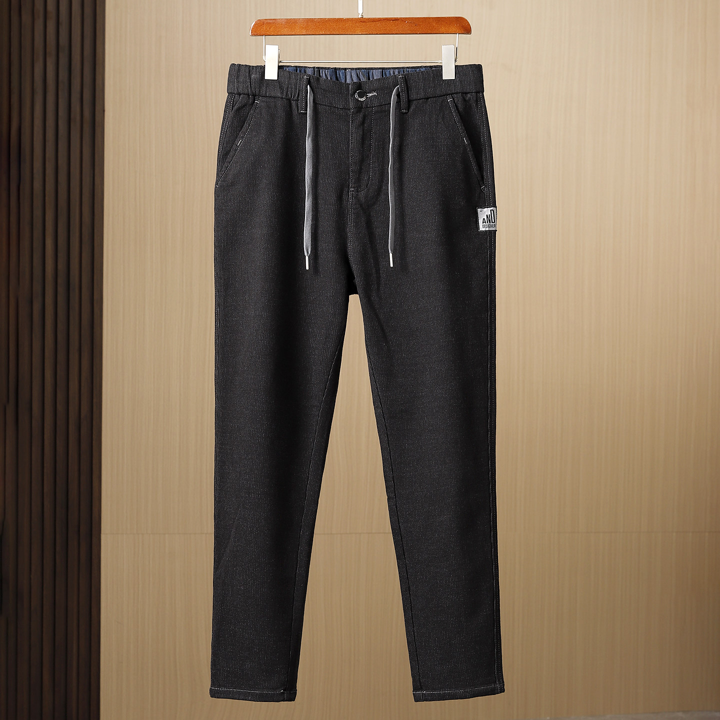 一线撤柜！60棉柔软磨毛四面弹秋冬男士松紧腰休闲修身九分牛仔裤,男装,休闲裤,淘宝优惠券,粉丝福利购,淘宝优惠卷