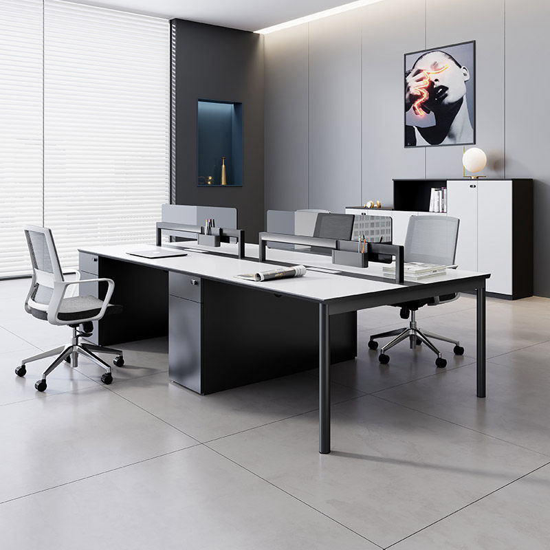 办公桌椅组合简约现代4人工位职员桌六人位办公室员工桌卡座屏风,商业/办公家具,组合/屏风工作位,淘宝优惠券,粉丝福利购,淘宝优惠卷