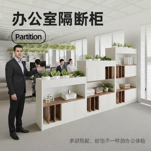 办公室隔断柜木质文件柜储物柜