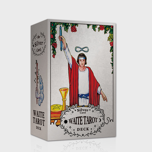 韦特塔罗牌正版桌布教程葵花宝典罗塔套装初学者金箔银箔塔罗英文