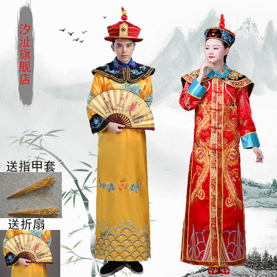古装清朝皇上皇帝服装龙袍皇阿玛影视年会甄嬛传演出服影楼写真春 虎窝淘