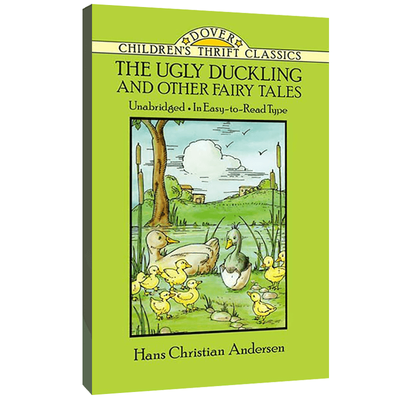 【正版】英文插图版 安徒生童话8个故事合集 the ugly duckling and