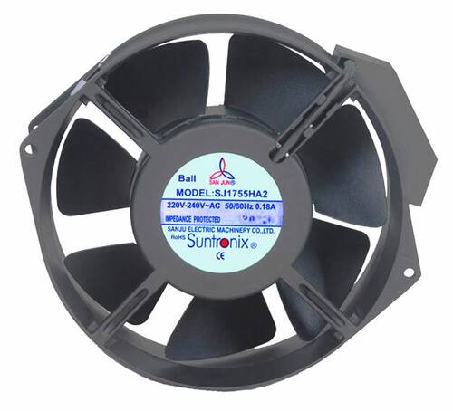 原装三巨 SJ1755HA2  AC220V 全金属电容式轴流UPS大风量散热风扇