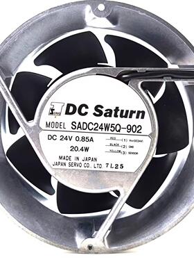 原装SERVO伺服变频器风机印刷调速24V圆形散热风扇SADC24W5Q-902