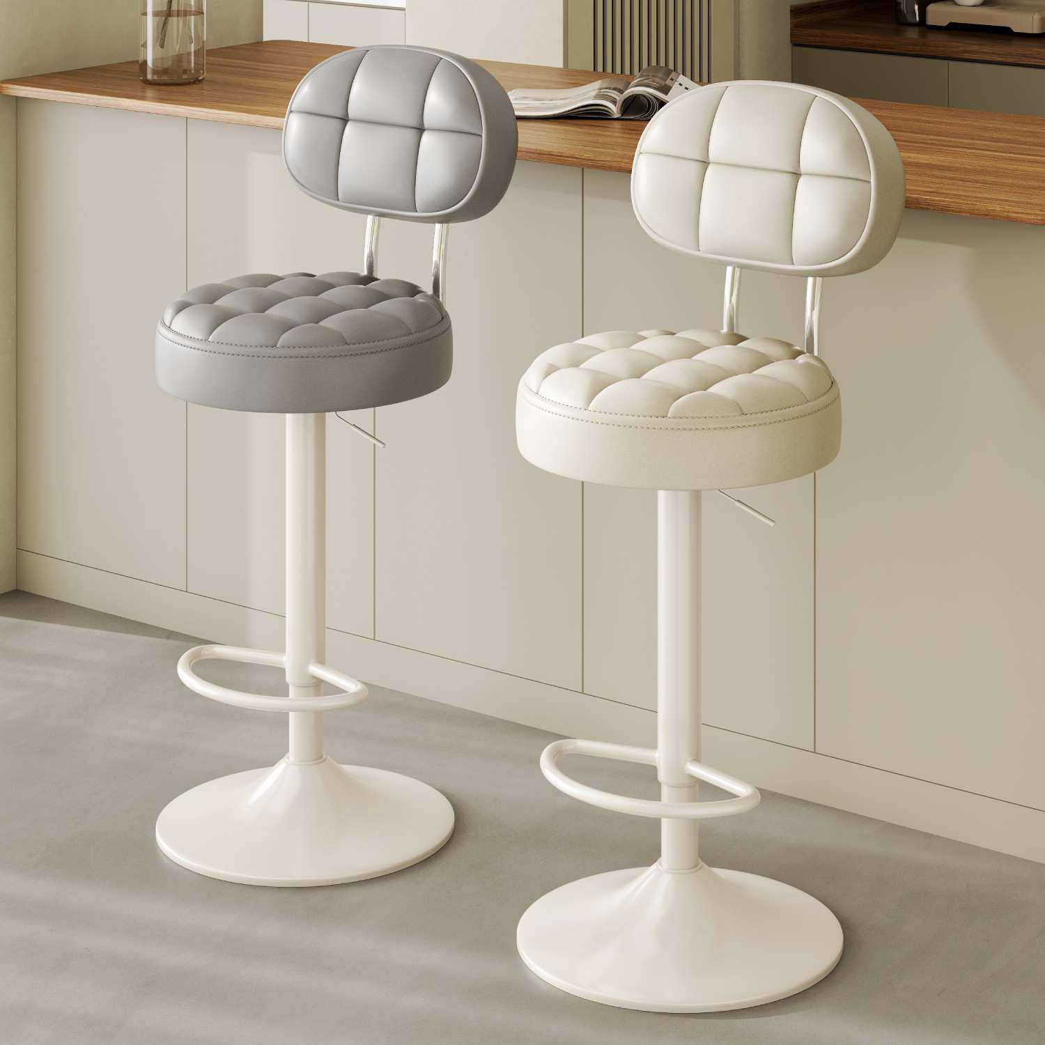 吧台椅高脚凳可升降旋转吧台凳子家用酒吧椅收银柜台圆凳靠背,鲜花速递/花卉仿真/绿植园艺,割草机/草坪机,淘宝优惠券,粉丝福利购,淘宝优惠卷