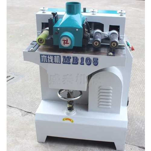 木工机械双面木线机 圆棍拖把线条机半自动MB101压刨木线机