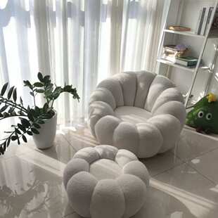 懒人南瓜沙发网红单人阳台可睡可躺休闲椅客厅小户型可旋转沙发椅