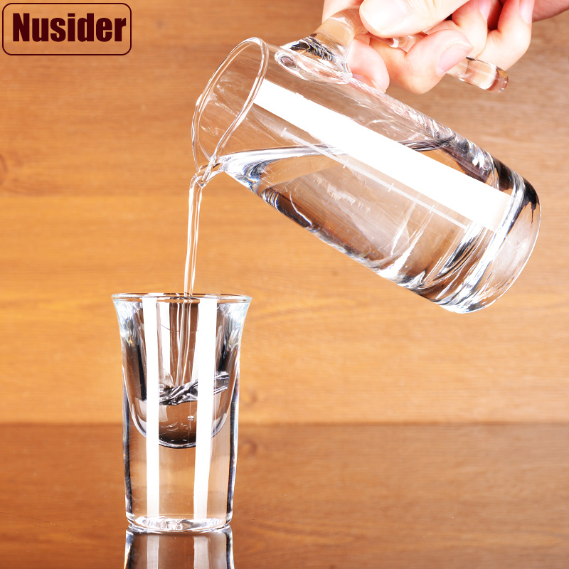 Nusider ¼ÓºñÎÞǦ²£Á§°×¾Æ±Ð¡ÁҾƱһ¿ÚС¾ÆÖÑ×Óµ¯±µ¹¾Æ·Ö¾ÆÆ÷