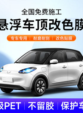 PET改色膜悬浮顶专车专用