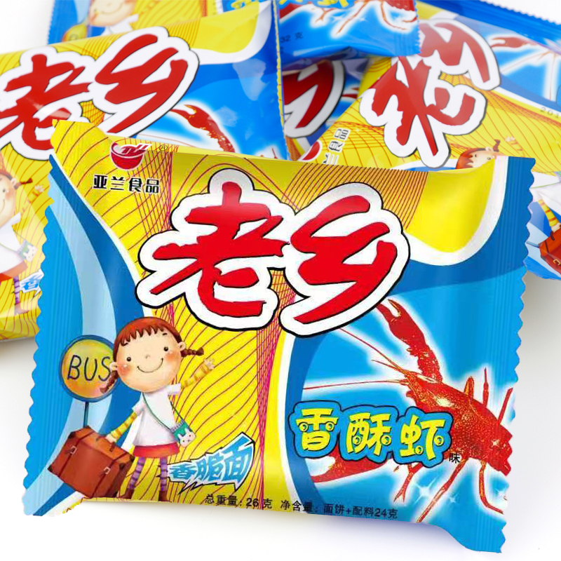 经典香酥虾味干脆面亚兰食品