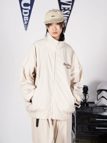 Японская ретро бархатная куртка для влюбленных, с вышивкой, увеличенная толщина, оверсайз