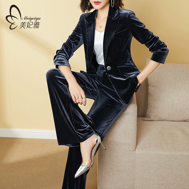 美妃雅新款时尚气质职业西装套装