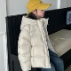 韩国儿童泡芙羽绒服2025冬新款 男女童中大童连帽加厚亲子洋气外套