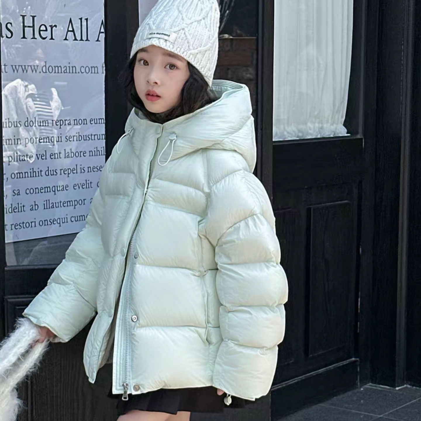 女童羽绒服2025新款加厚保暖外套