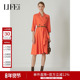 夏季 连衣裙新款 多巴胺独特气质西装 莱芙艾迪儿女装 裙中袖 裙子