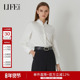 简约长袖 莱芙艾迪儿品牌女装 上衣1E1C34139 白衬衫 法式 春季 新款