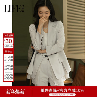 外套1E1W68060 休闲西装 莱芙艾迪儿职业通勤穿搭女装 套装