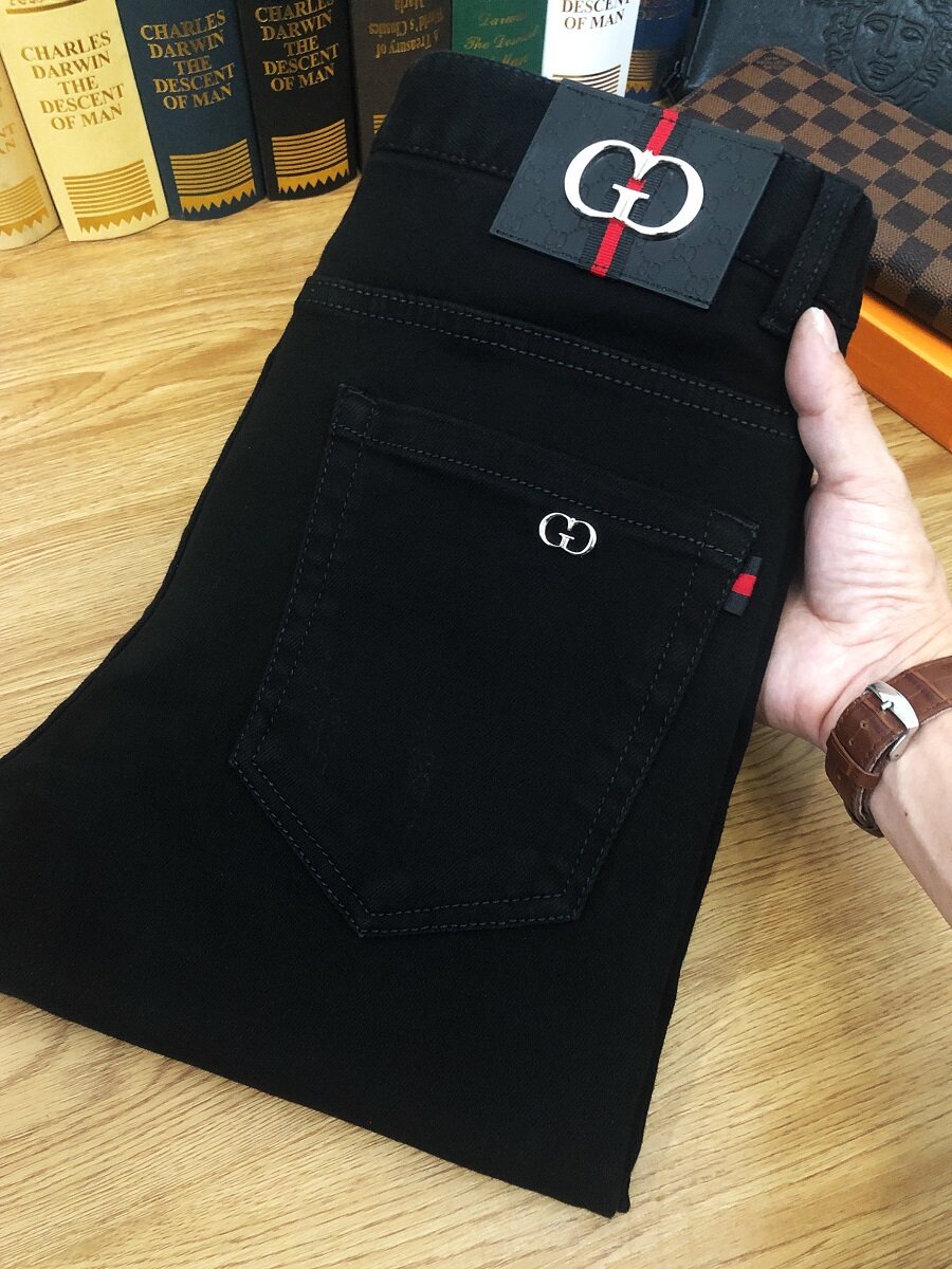 黑色牛仔裤男春夏铸件弹力水洗