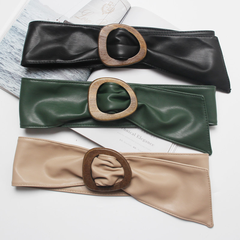 腰带女装饰不规则外搭裙子裤子百搭长尾柔软贴腰大码宽皮带腰封