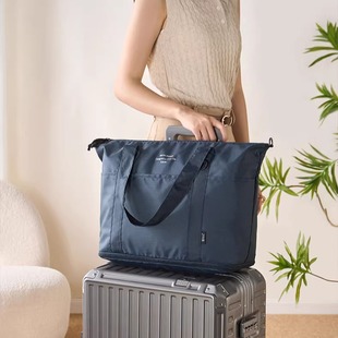 新款 可扩容折叠旅行包轻便手提大容量收纳包可套拉杆箱斜跨旅行包