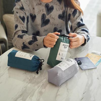 新款超轻便大容量可折叠时尚短途手提旅行袋可套拉杆箱防水旅行包