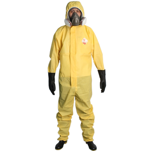 防化服耐酸碱防毒连体全身实验危化品轻型防腐蚀液氮氨化学工作服