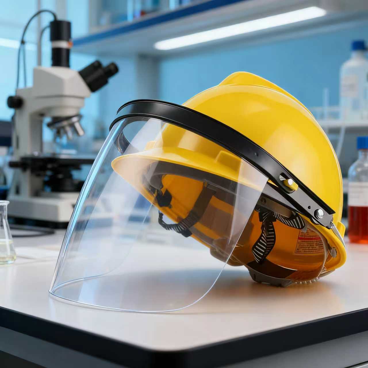 电焊面罩安全帽防护罩