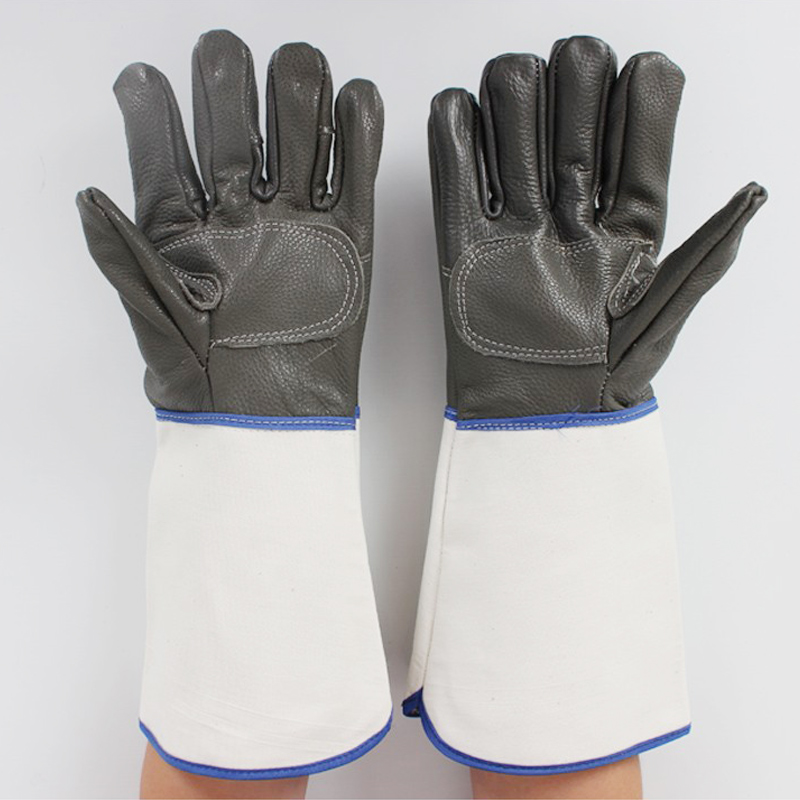 佳护长款电焊手套加厚袖隔热焊工