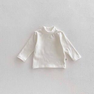 白色香槟色内搭纯色连衣裙礼服公主裙柔软亲肤保暖秋冬款长袖上衣