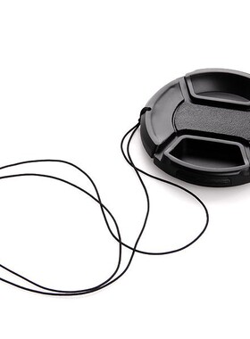 无字镜头盖37 40.5 43 46 49 52 55 58 62 67 72 77 82mm带防丢绳